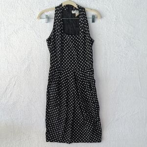 R.J. Stevens Women's Vintage 80's Polka Dot Halter‎ Dress Size 4